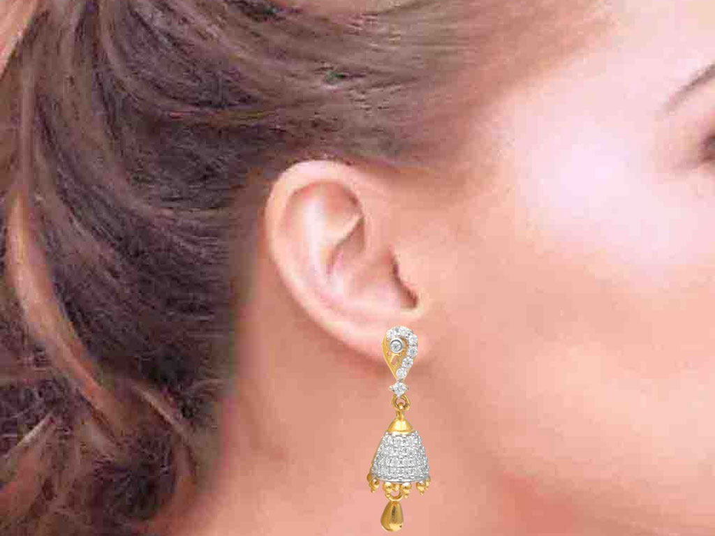 Indian Oxidized Silver Plated Handmade Jhumka Jhumki Earrings Dangel Drop  Jewelry for women and Girls, Afghani
